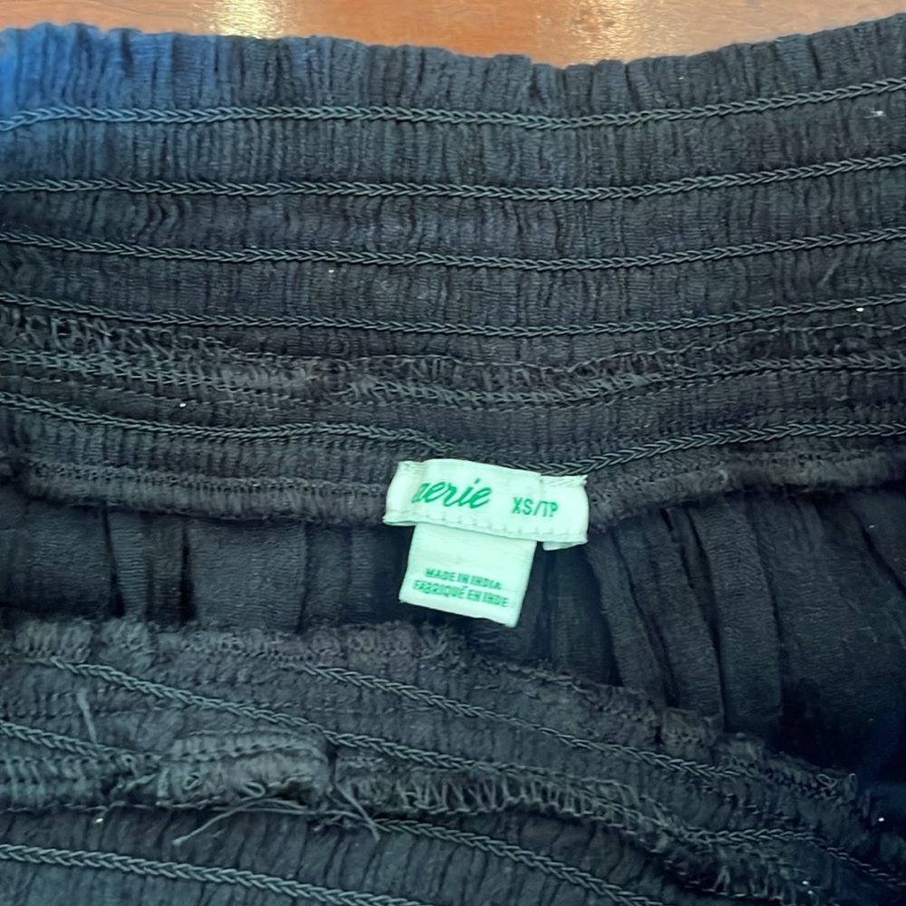 Aerie Black Pull on Shorts - Picture 5 of 11